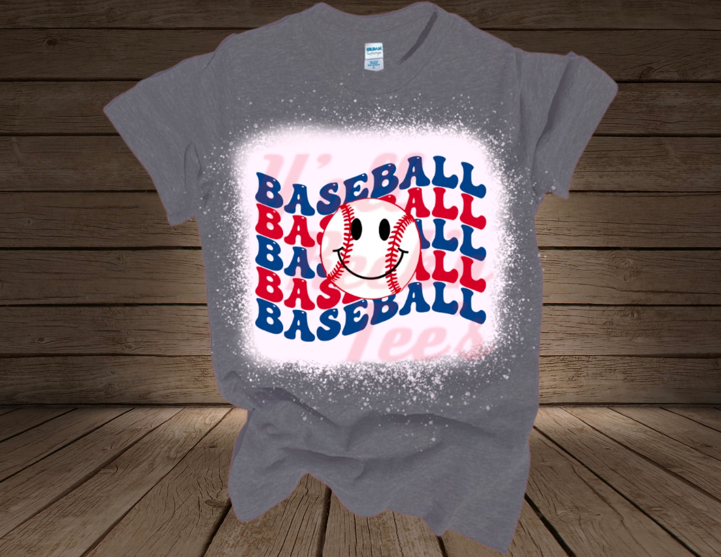 Baseball Repeat - Blue and Red