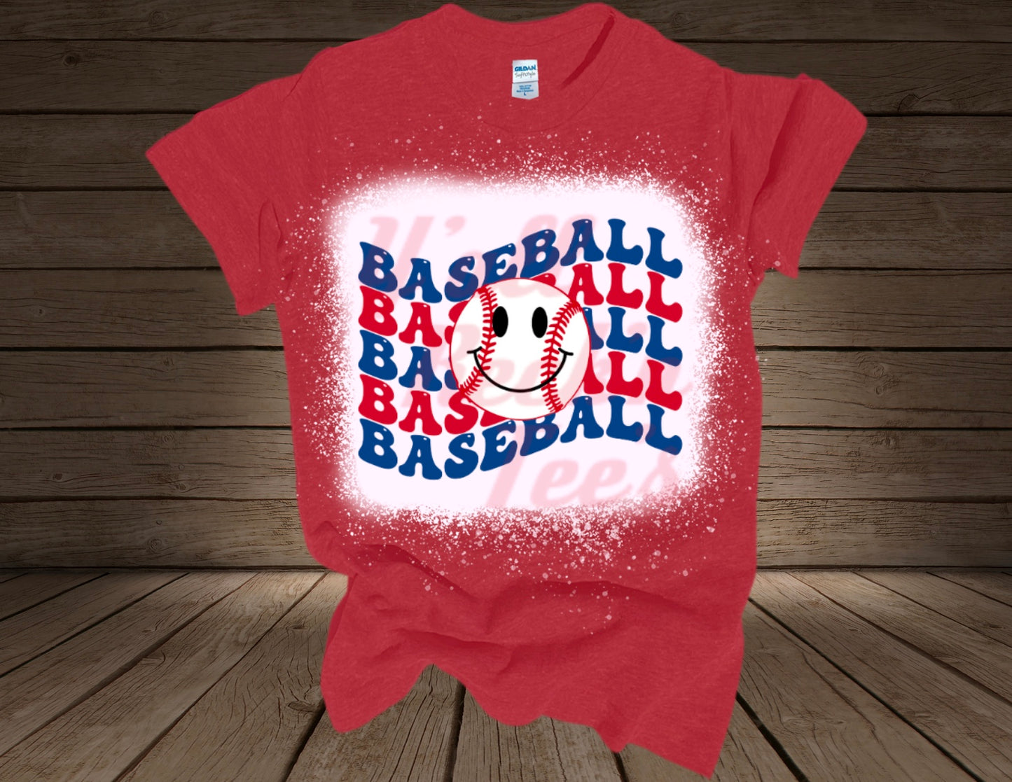 Baseball Repeat - Blue and Red